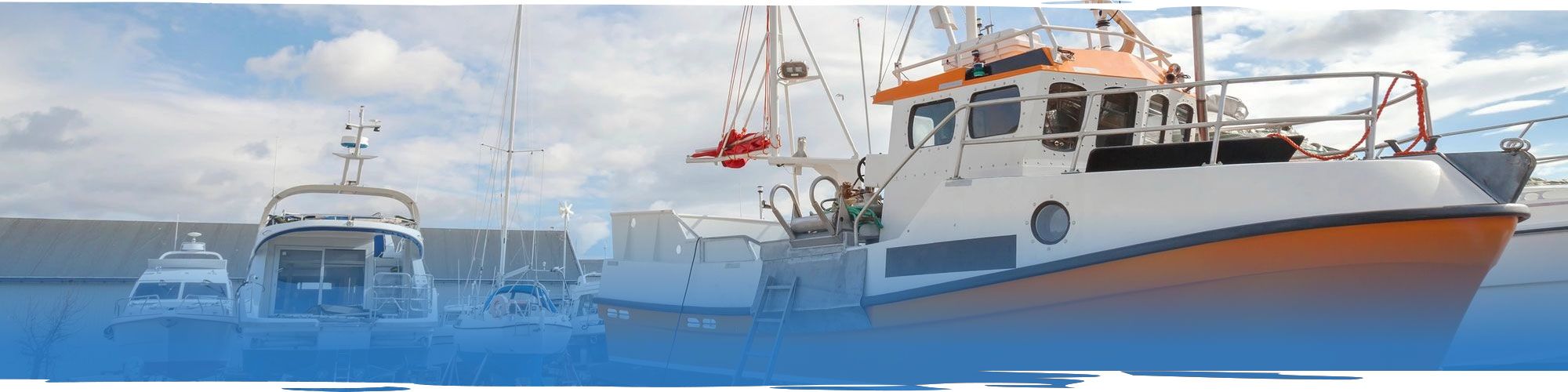 Commercial boat at Anglesey harbor